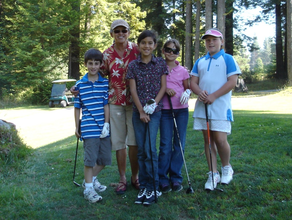 Jr Golfers on the Course
